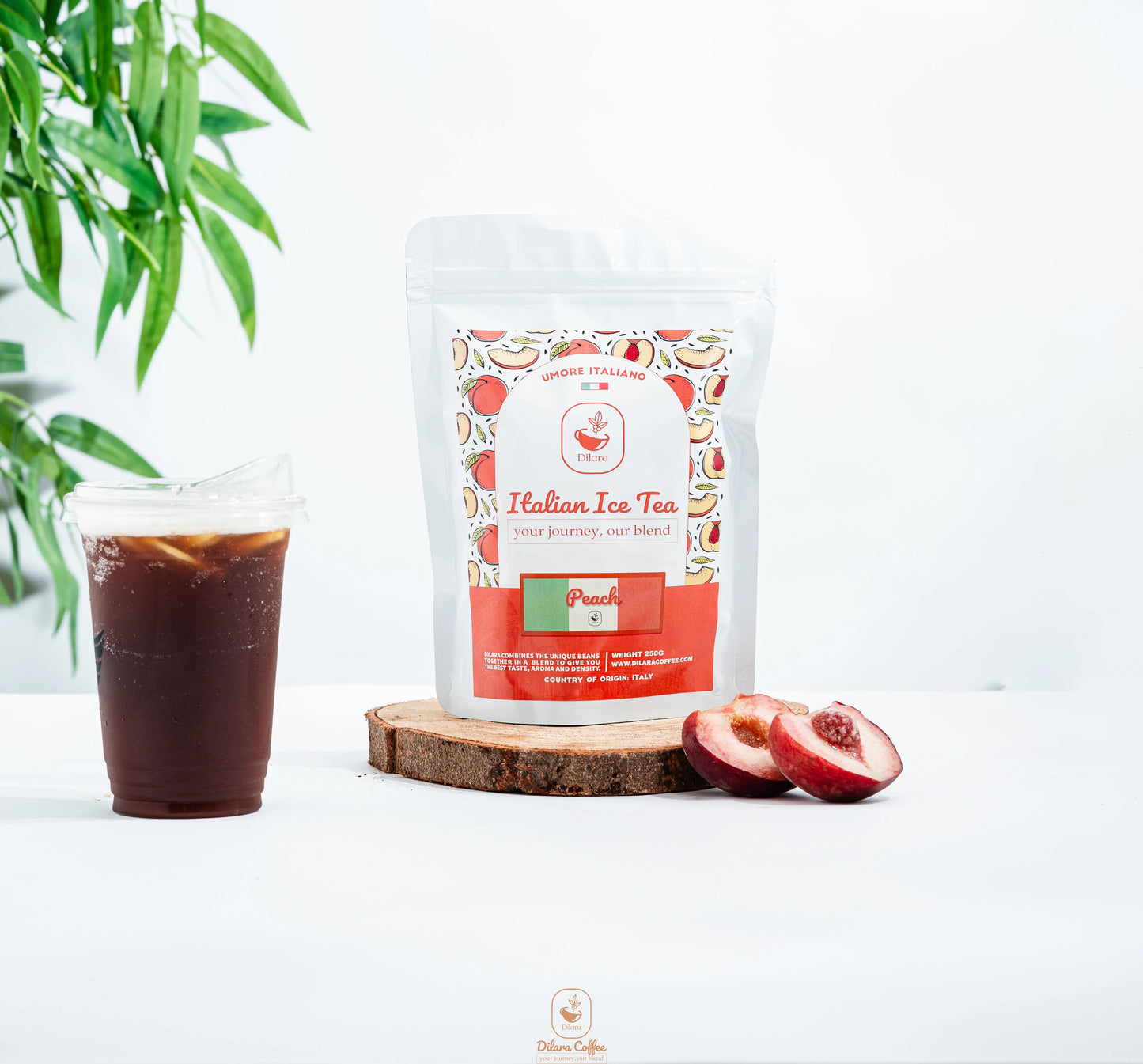 Italian Peach Ice tea