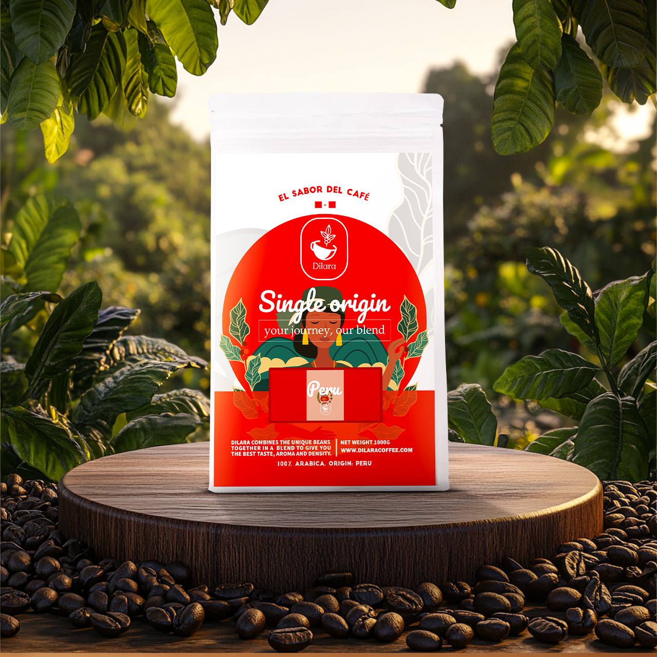 Peru single origin espresso coffee