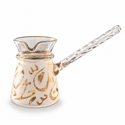 Pyrex coffee set Arabic letters