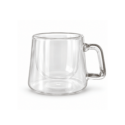 Handcrafted hanging glass coffee set