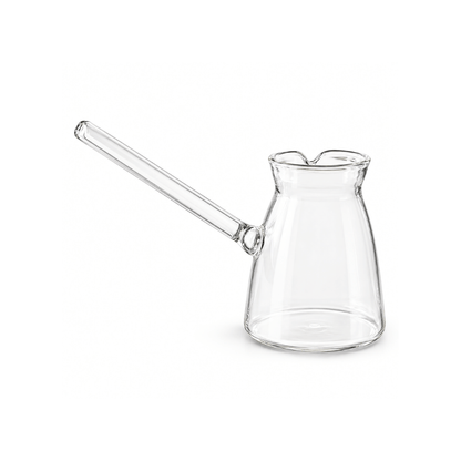 Handcrafted hanging glass coffee set