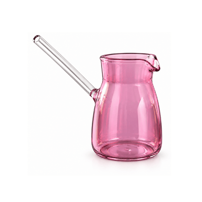 pyrex 4 set + 2 wooden coasters pink