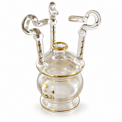 Kahwaty & kahwatak pyrex coffee set golden arabic calligraphy