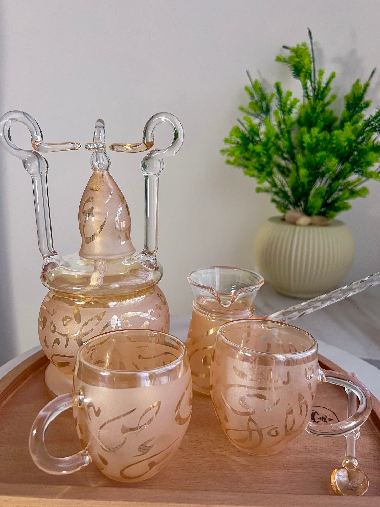 طقم قهوة تركي بايركس – حروف الوان