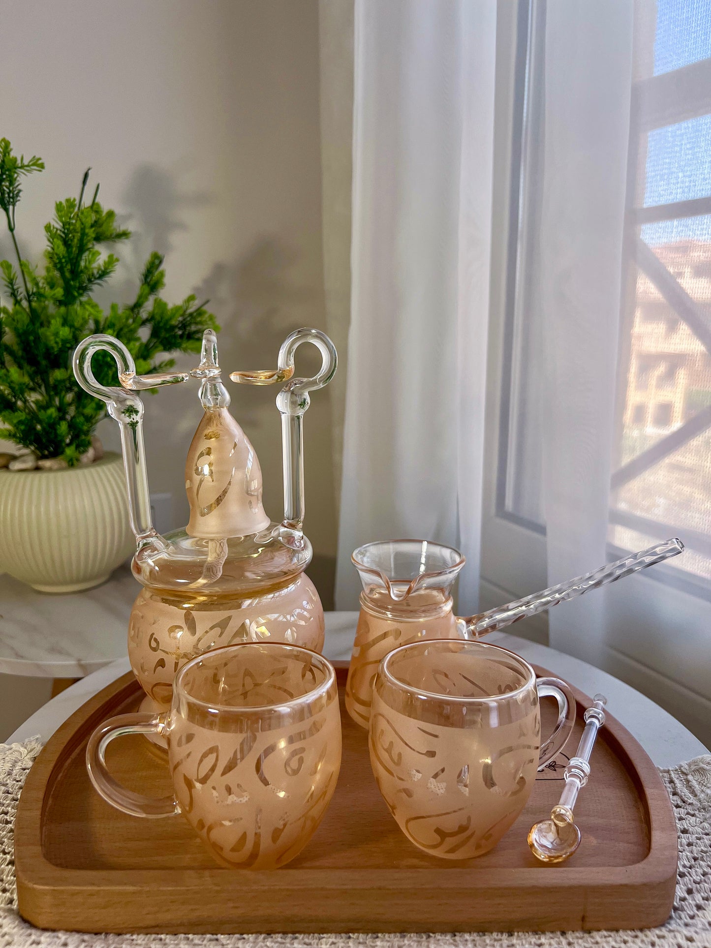 طقم قهوة تركي بايركس – حروف الوان