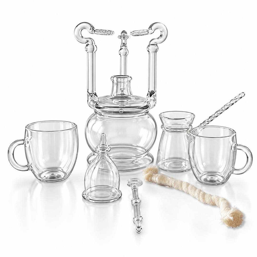 Pyrex Turkish coffee set