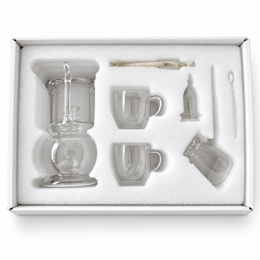 Pyrex Turkish coffee set