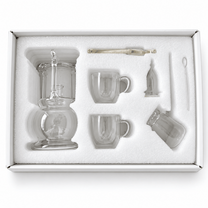 Pyrex Turkish coffee set