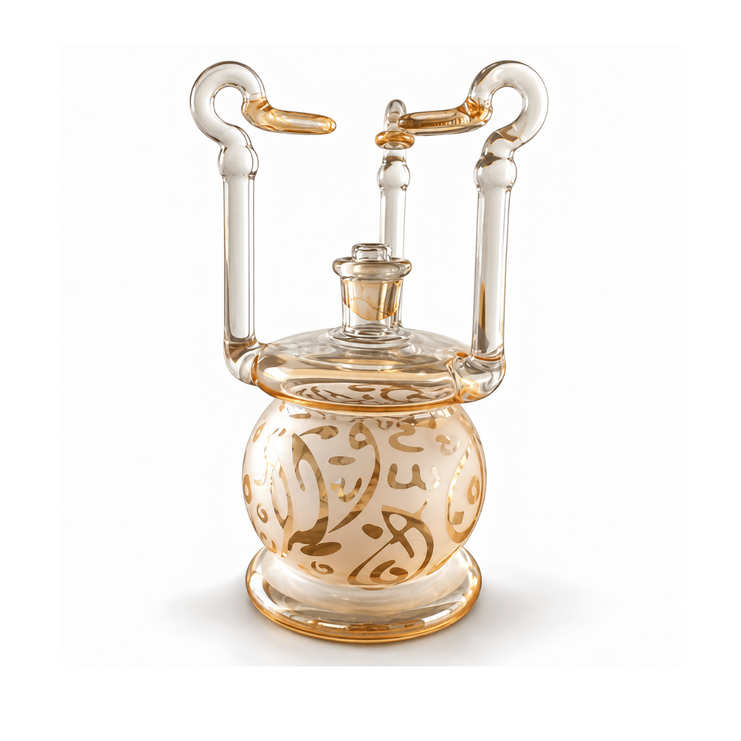 Pyrex coffee set Arabic letters