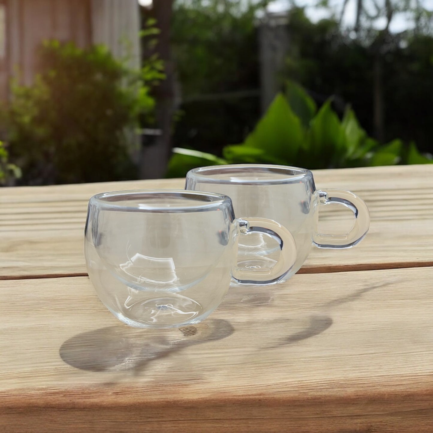 Coffee Double glass cup - كوب قهوة زجاج مزدوج