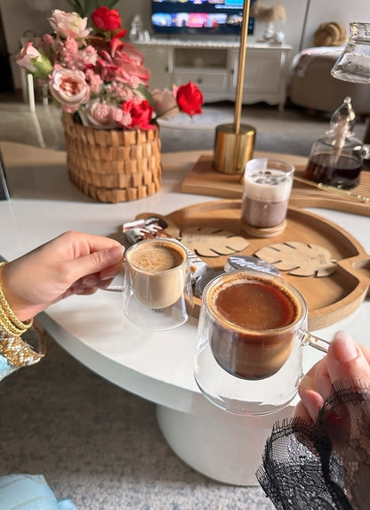طقم قهوة بايركس معلق + شمعة قهوة